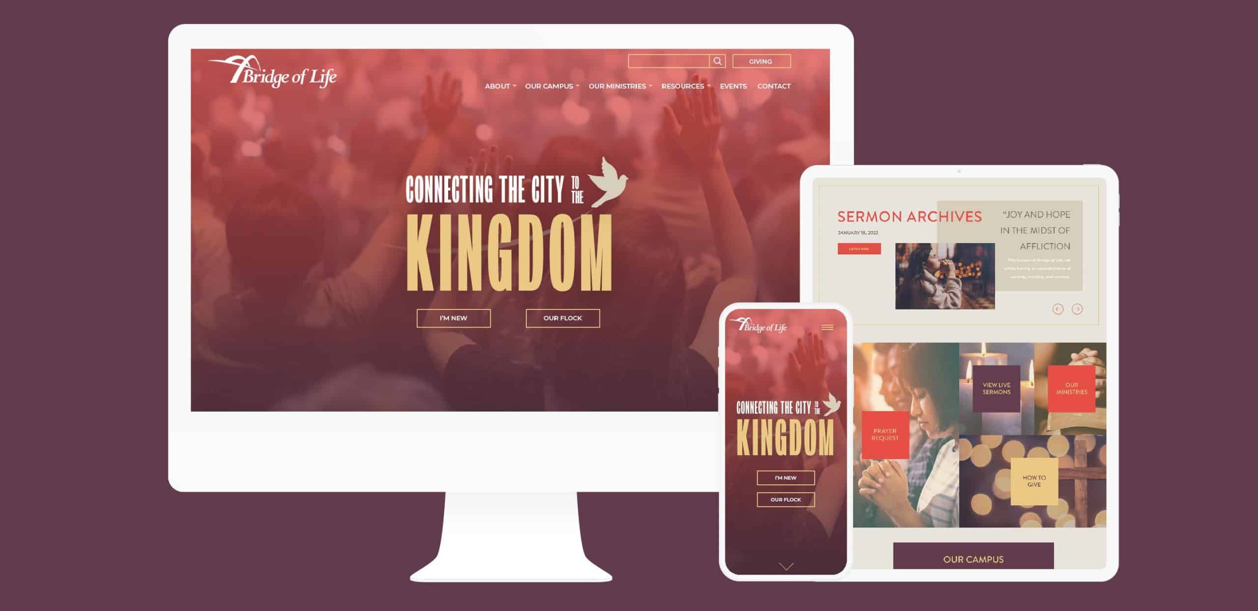 Bridge of Life Responsive Website Design