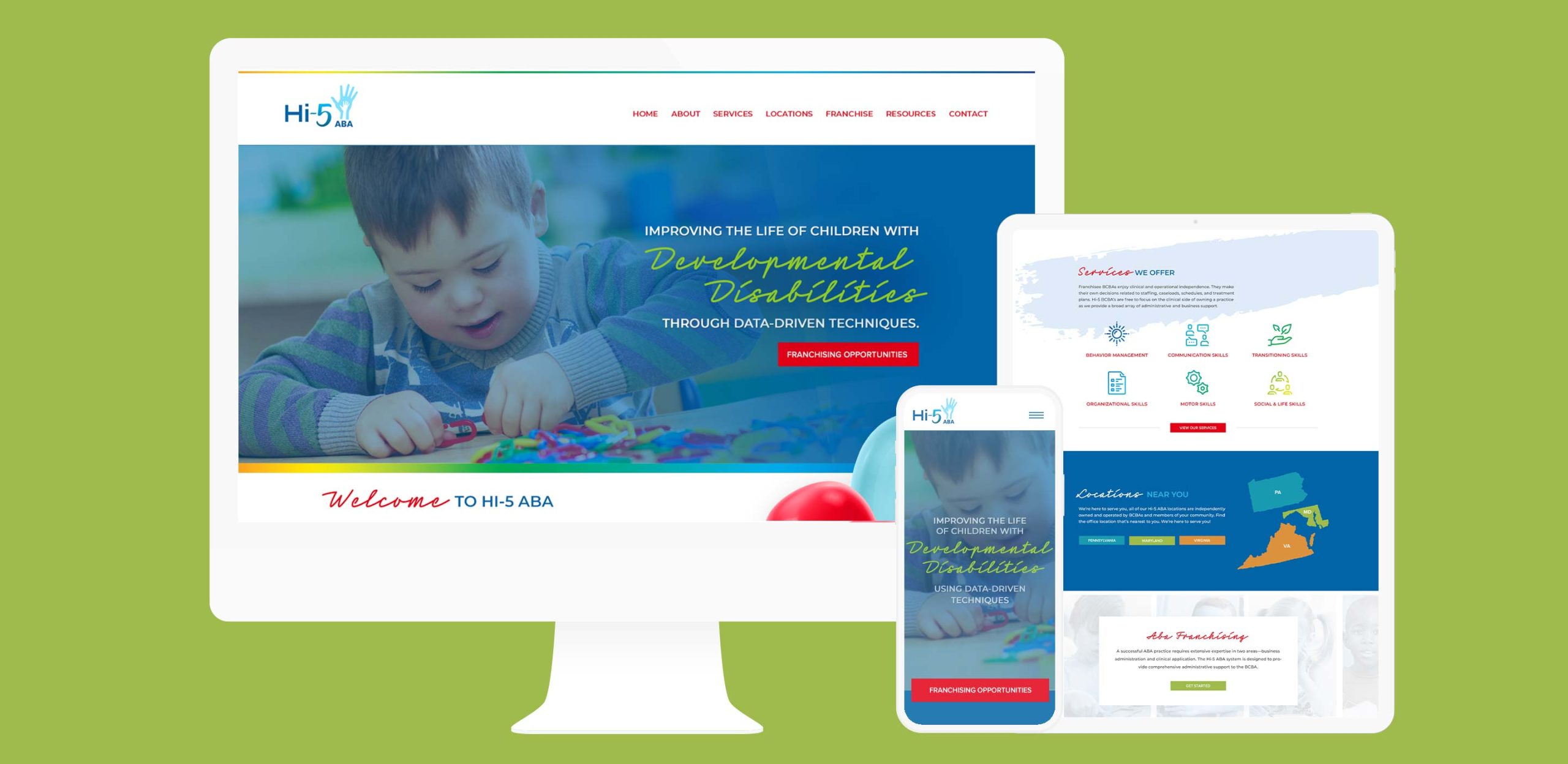 Hi-5 ABA Responsive Website Design